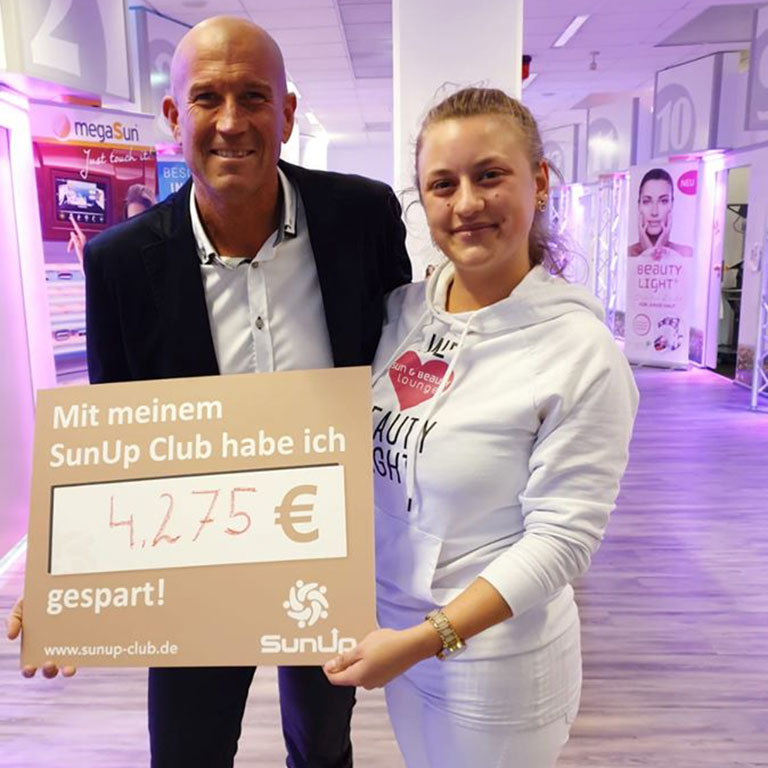 Mit dem SunUp Club konnte mehr als 4.000 € gespart werden.