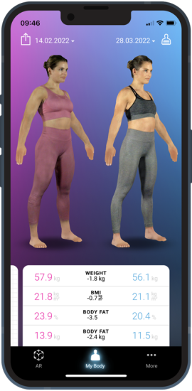 Verfolge deine Ergebnisse mit der praktischen Bodygee-App 